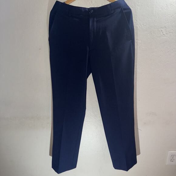 Footjoy Pants Mens 34x32 Navy Chino Stretch Performance Golf Classic Fit - Picture 1 of 9